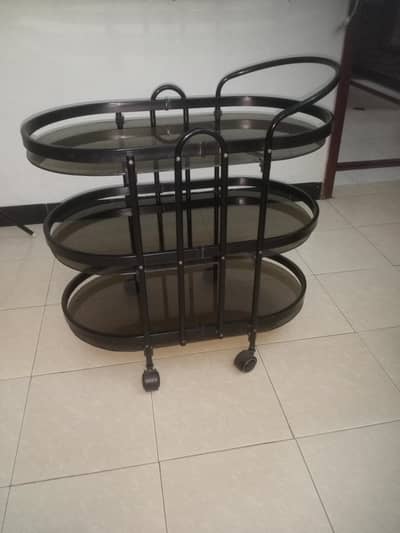 Tea trolley three layer.