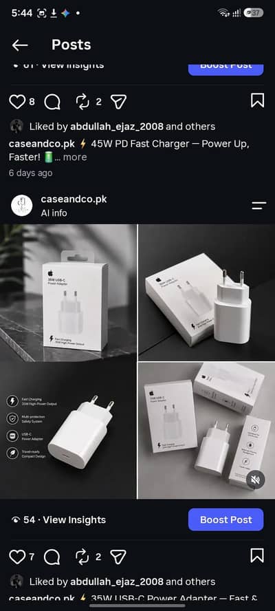 Adaptors (45W,35W] fast charging