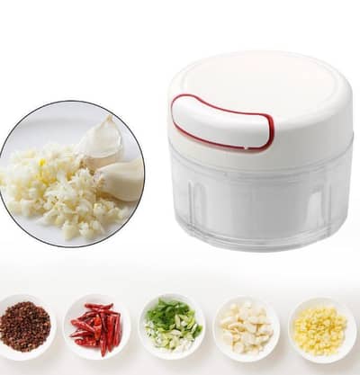 munual Vegetables chopper & garlic cutter (no electricity required) .
