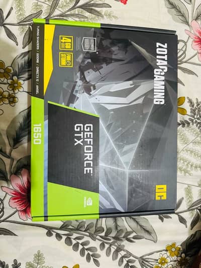 Nvidia GTX Zotac 1650 4GB Graphic Card