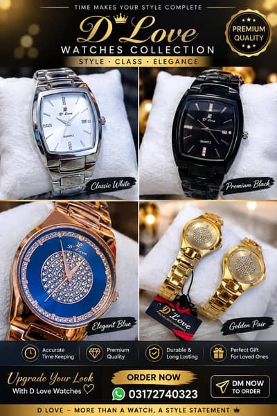 ⌚ D Love Watches – Premium Collection
