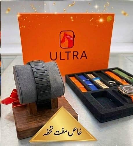 FREE Arabic Aura Watch Included | Series 11 Ultra Smart Watch Collection ⌚ Premium Luxury Smartwatch Combo with 11 Stylish Straps Bluetooth Calling, Fitness Tracking & Ultra HD Display  Wireless Charger + Luxury Gift Box Packing Included
