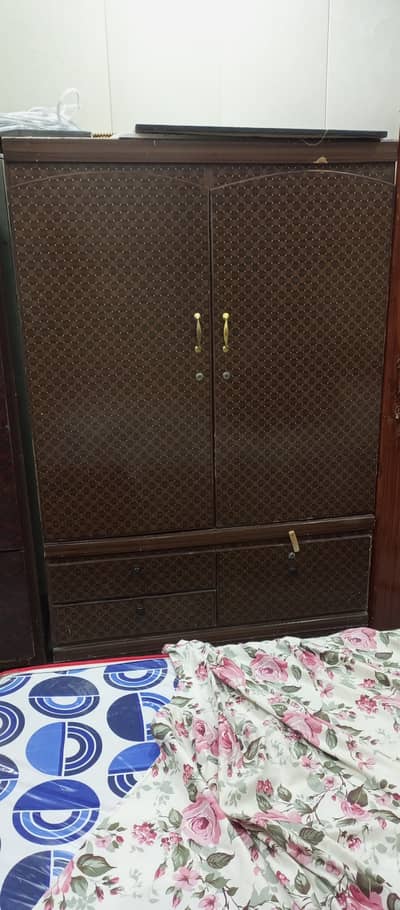 Wooden wardrobe