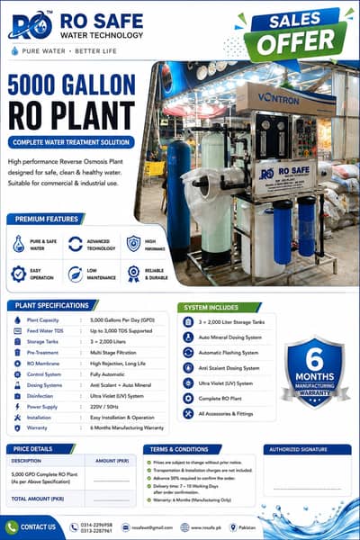 RO Plant For Sale