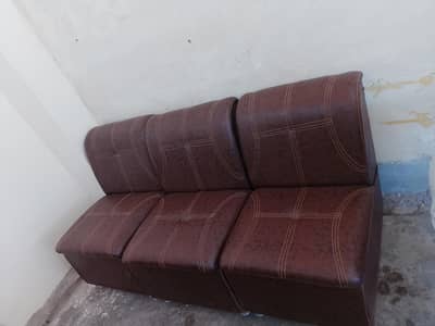 3 single sofa seats