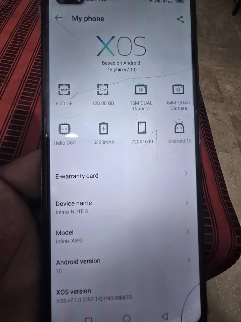 Infinix note 8 7