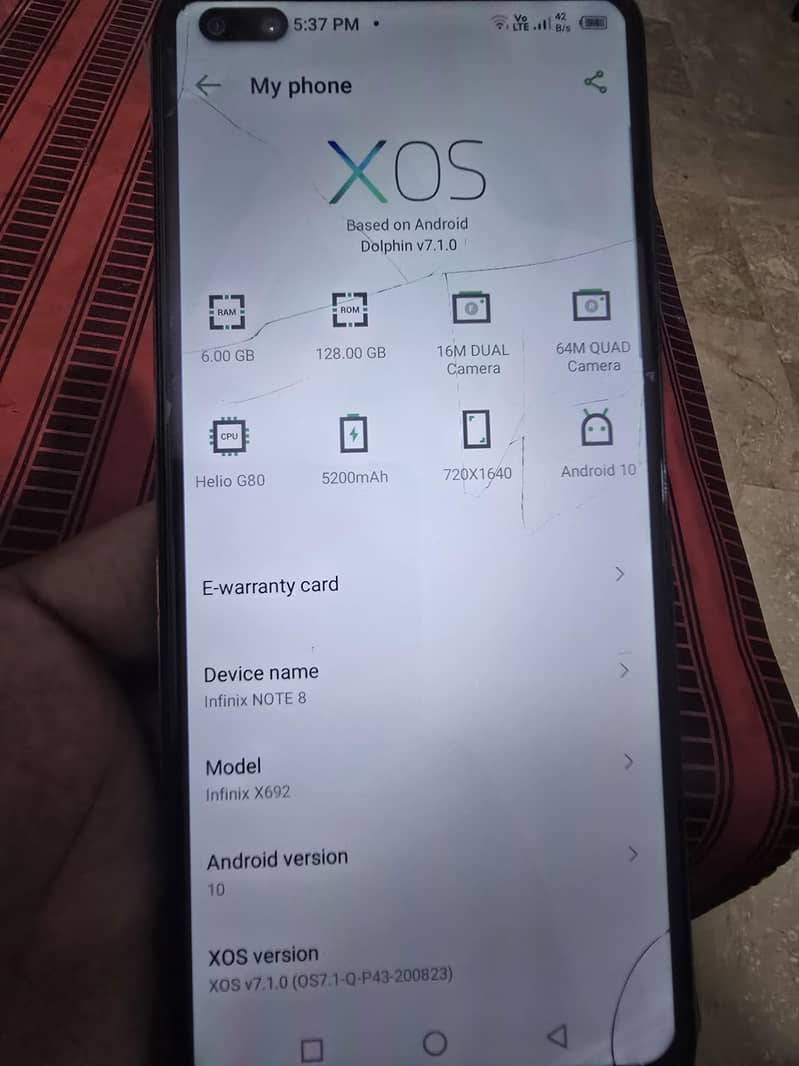 Infinix note 8 8