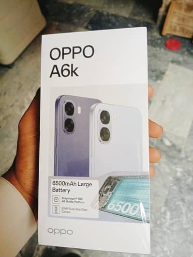 OPPO A6k 6/128 for sale only box open
