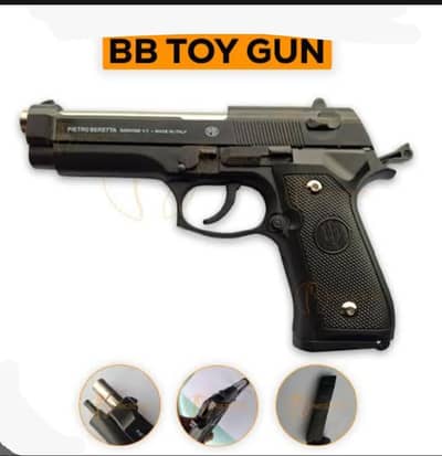 Toy gun metal heavy weight metal soft toy gun