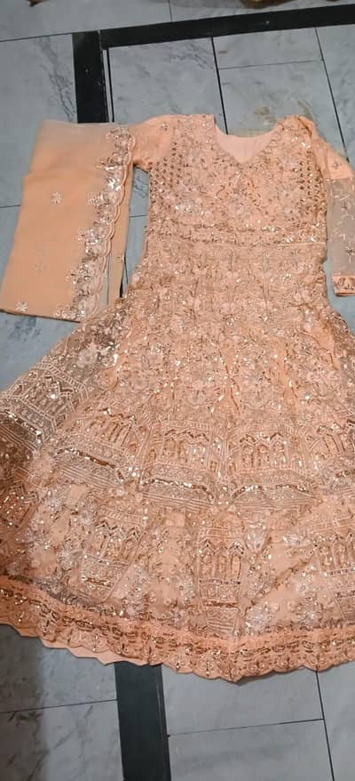 Heavy Embroidered 3pc maxi-wedding/Party Wear