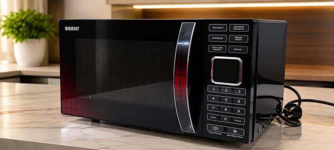 oreant microwave almost 1 month use new condition