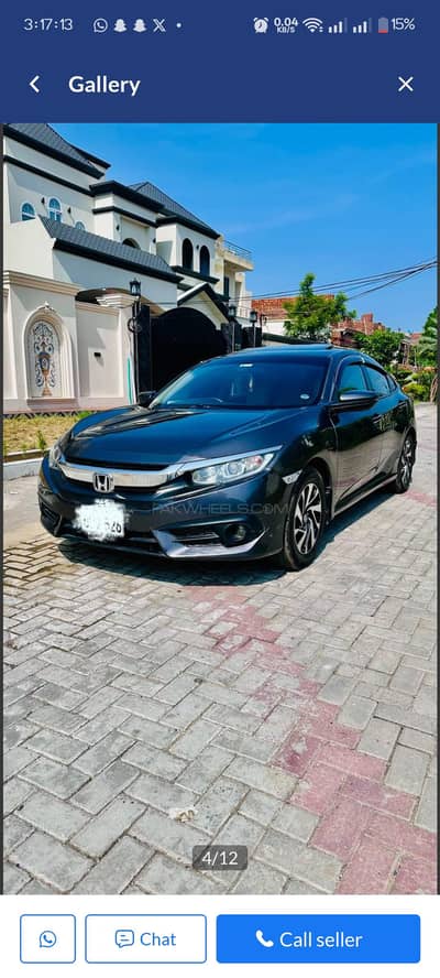 Honda Civic Oriel 1.8 i-VTEC 2017