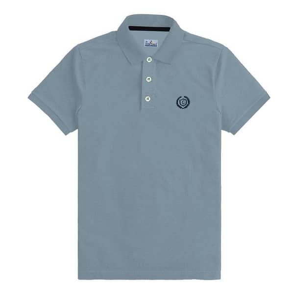 HG Signature Embroidered Solid Polo Shirt