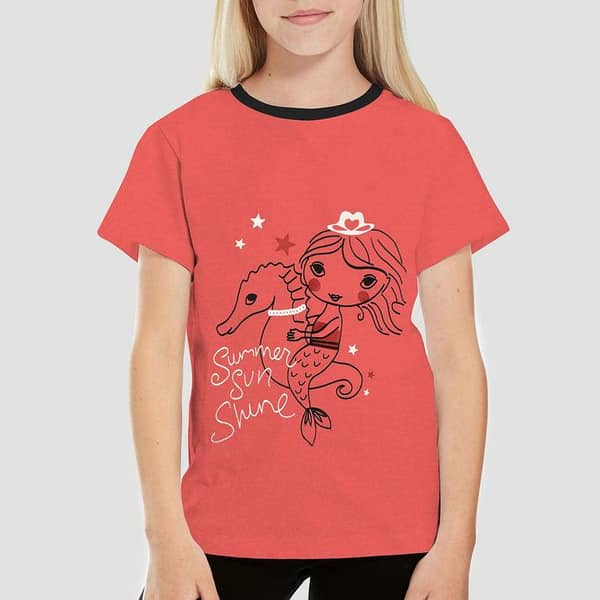 GIRLS PRINTED TEE SHIRT