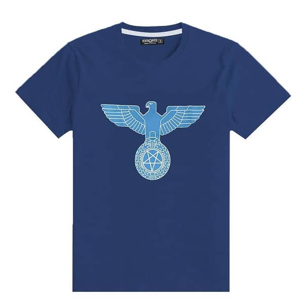 EXCLUSIVE PRINTED NAVY TEE SHIRT
