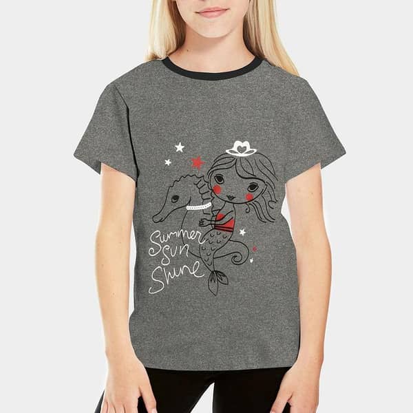 GIRLS PRINTED TEE SHIRT