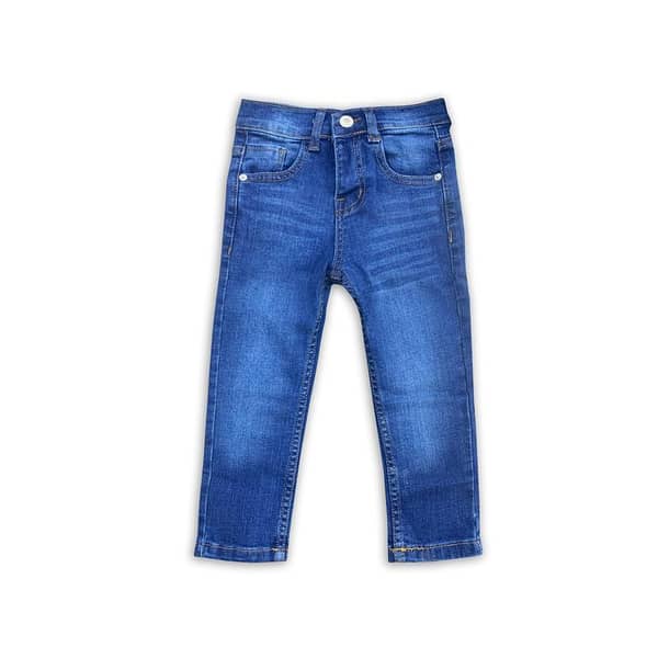 BOYS REGULAR BLUE STRETCHABLE DENIM PANT
