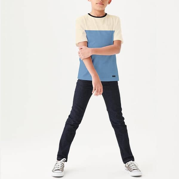 Boy's Patch Style Unique Fashion Tee