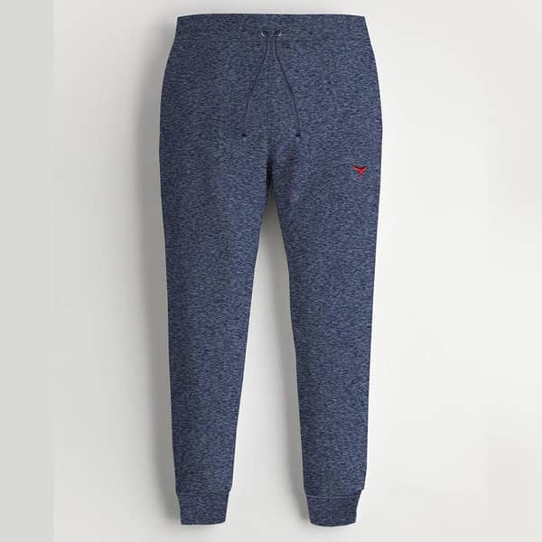 Mélange Gray Fleece Close Bottom Sweat Pant