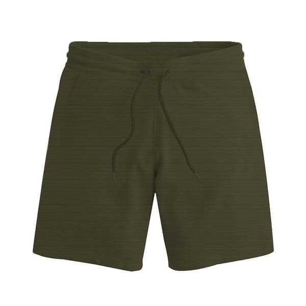 Men Two Quarter Summer Shorts - Camo Green