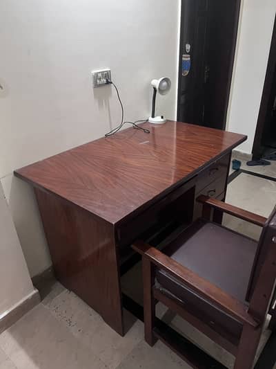 Wooden Table/Study Table with chair