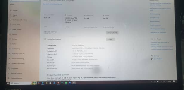 Thinkpad x1 carbon Laptop 180gb SSD