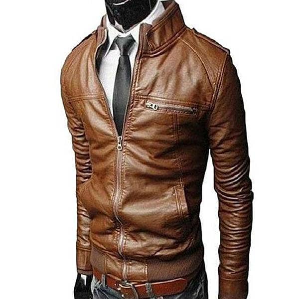 PU Leather Jacket For Men CB666