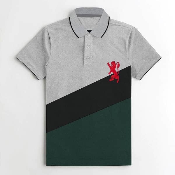 Tipping Collar Three Panel Excutive Polo Shirt