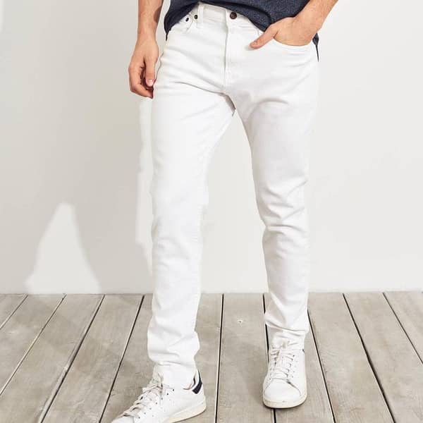 Gentleman White Stretch & Narrow Denim Pant