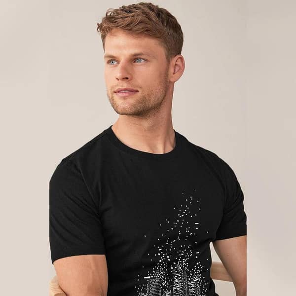 ROUND NECK PRINTED MUST HAVE TEE SHIRT