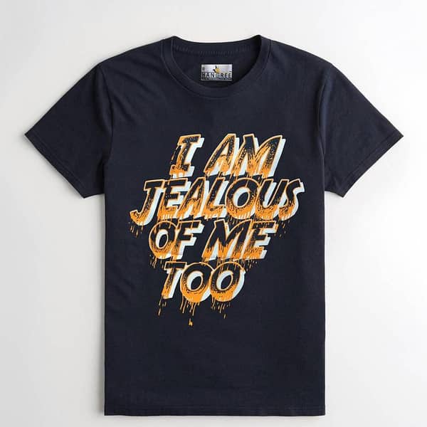 Excusive Printed Round Neck Tee Shirt