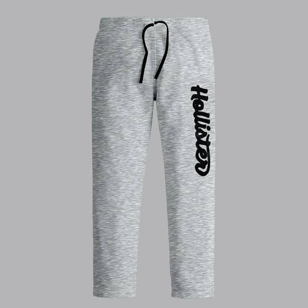 Gray Mélange Fleece Sweat Pant