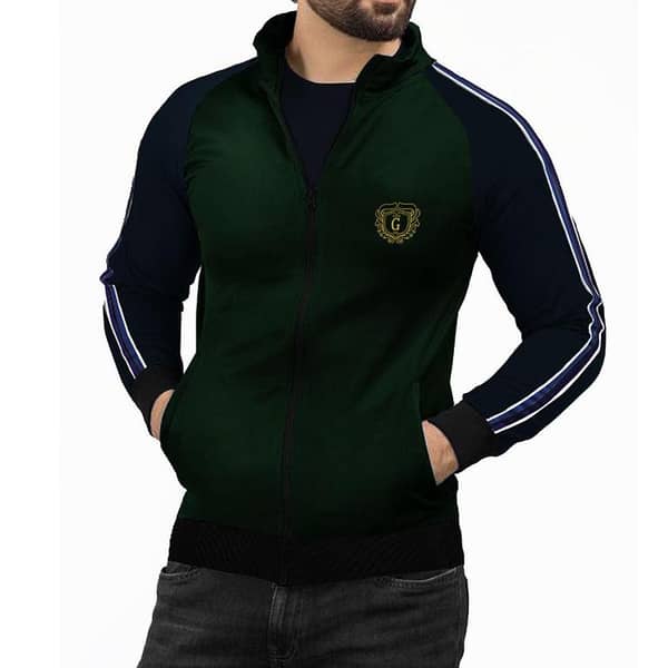 HANGREE SIGNATURE POLY FLEECE ZIPPER JACKET