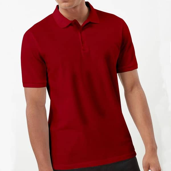 Elegant Red Polo Shirt