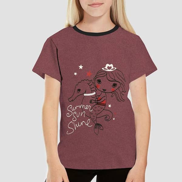 GIRLS PRINTED TEE SHIRT