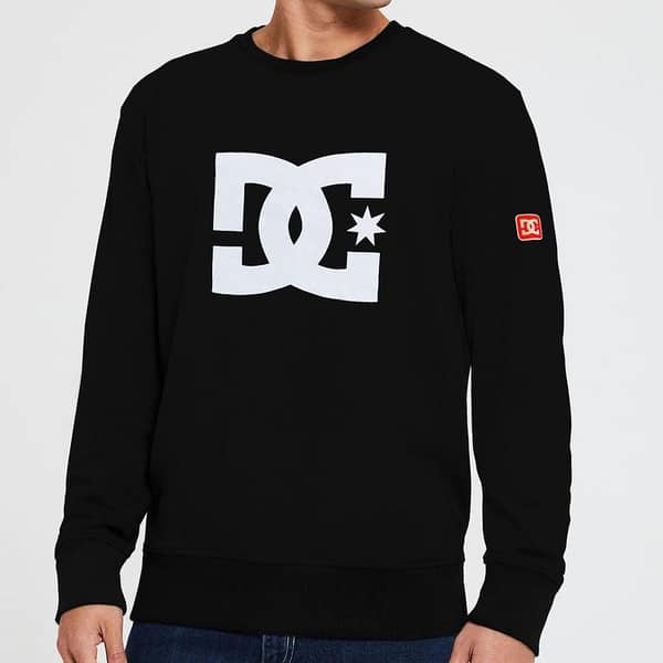 DCS USA Black Signature Printed Sweat Shirt