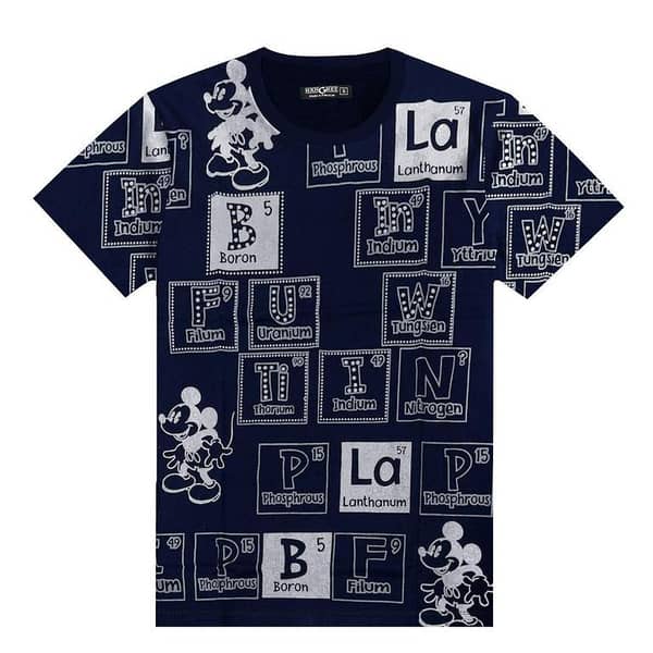 Boy's All Over Printed Exclusive Tee Shirt - Navy