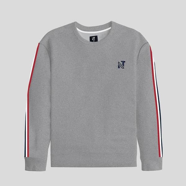 SUPER SOLID GRAY SWEAT SHIRT