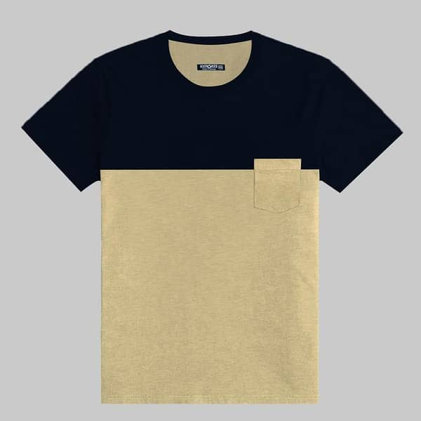 Contrast Fashion Combo Tee Shirt