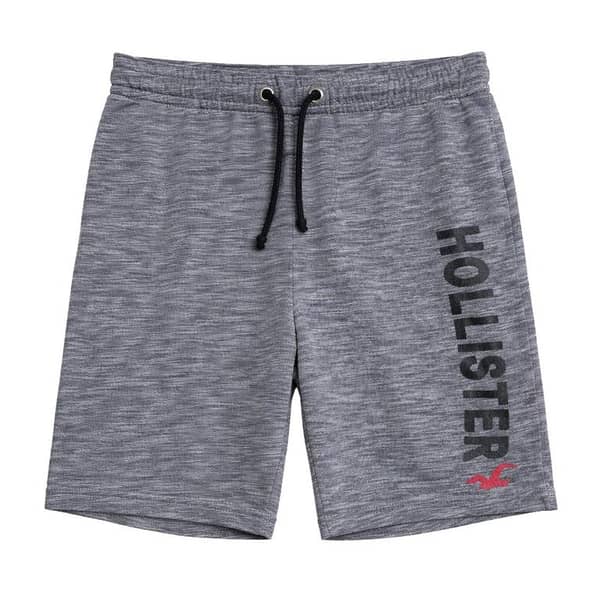 Men's Printed Zipper Pocket Two Quarter Shorts - Mid Gray