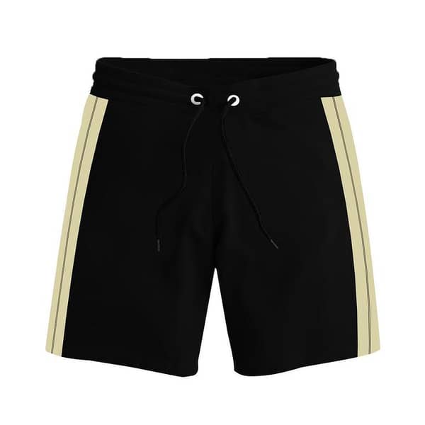 Men Two Quarter Summer Shorts - Black