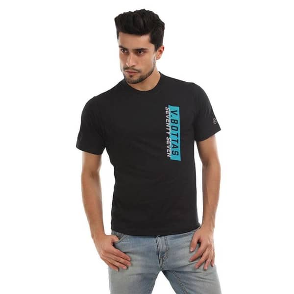 MERCEDZ NAME PRINTED BLACK T SHIRT