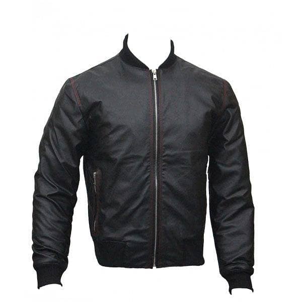 Men Slim Fit PU Leather Jacket B2
