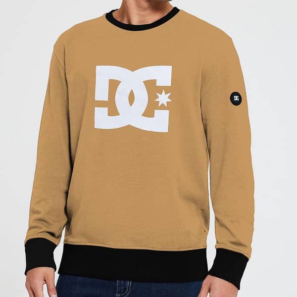 DCS USA MUSTURED SIGNATURE PRINTED SWEAT SHIRT