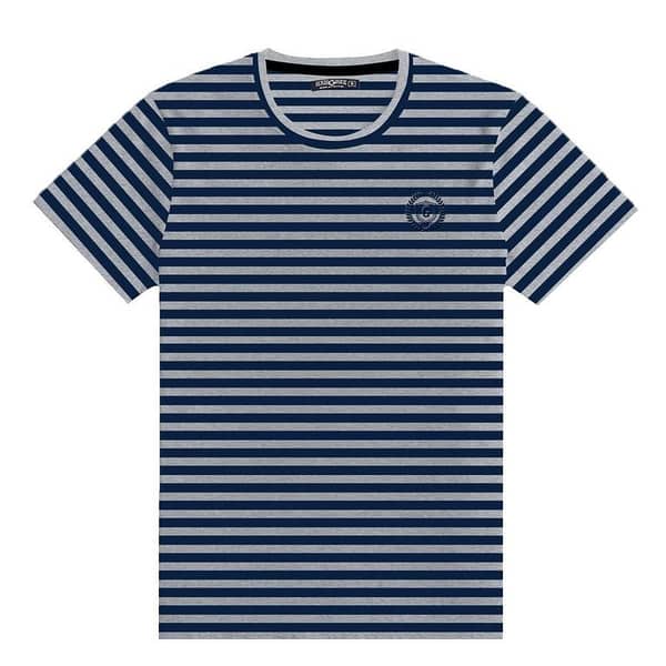 Yarn Dyed Signature Embroidered Tee Shirt