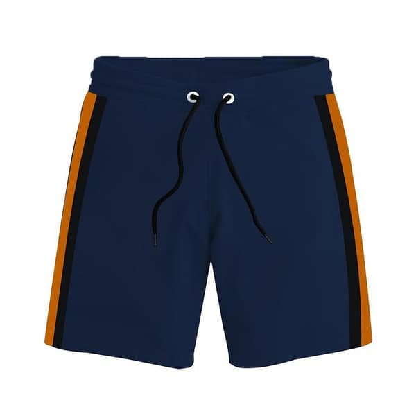 Men Two Quarter Summer Shorts - Dark Blue
