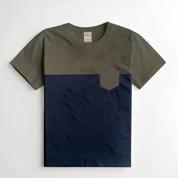 Zra Navy & Green Classical Tee