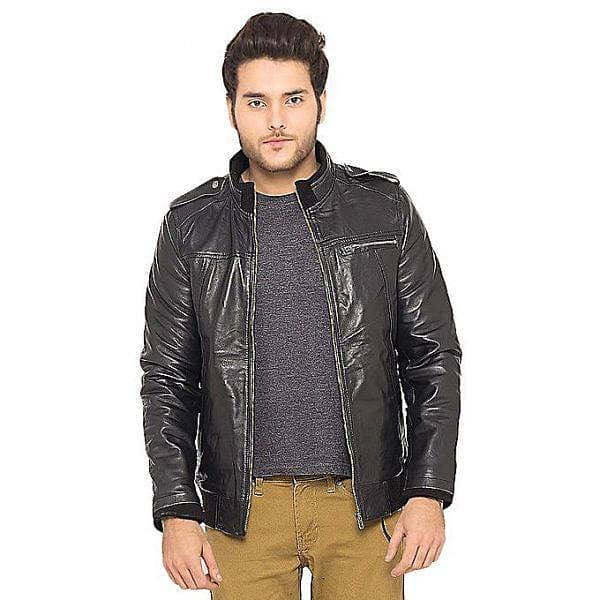 PU Leather Jacket For Men D2