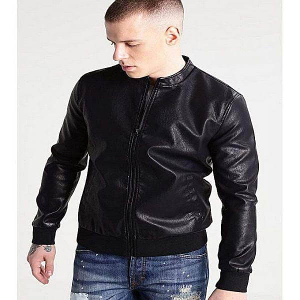 PU Leather Jacket For Men M5