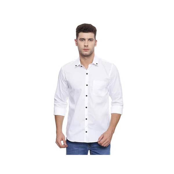 Hangree White Casual Shirt